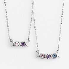 XO Birthstone Necklace